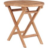vidaXL Zložljiva vrtna miza 45 cm trdna tikovina | Shoptok.si