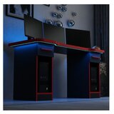 Hanah home gaming desk phoenix 2 black red | ePonuda.com
