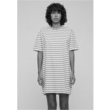Urban Classics Women's striped dress oversized white/magicmango Cene