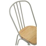 Premier Housewares Siv/v naravni barvi jedilni stol iz masivnega bresta District – | Shoptok.si