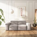 Rodier Siva žametna sedežna garnitura 205 cm Villet – | Shoptok.si