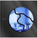 WALLXPERT dekorativno ogledalo Ozgl507 blue | Eponuda.com