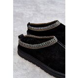 Boto Suede Women's Slippers With Fur Black Buffie | Eponuda.ba
