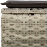  8-dijelni set vrtnih sofa od poliratana s jastucima svjetlosivi | shoptok.hr