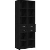 Police za knjige Crni hrast 30 x 42.4 x 185.2 cm - Crni hrast 70 x 42 5 x 185 cm | shoptok.hr