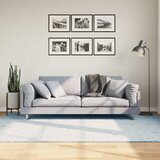 vidaXL Preproga s kratkimi vlakni mehka pralna modra 160x230 cm Cene