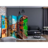  Paravan u 5 dijelova - Colorful Canal in Burano II [Room Dividers] 225x172 | shoptok.hr