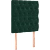  LED uzglavlje tamnozeleno 80x7x118/128 cm baršunasto | Eponuda.ba