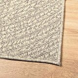 vidaXL Rug "ZIZUR" Cream 200x290 cm Juta videz Notranje in zunanje | Shoptok.si