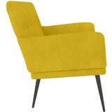  Klupa žuta 108 x 79 x 79 cm baršunasta | shoptok.hr