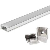Optonica 2M aluprofil nadgradni set 5191 za led trake sa difuzorom | ePonuda.com