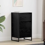 vidaXL Kreveta Crni hrast 42 x 36 x 75.5 cm Konstruirano drvo | shoptok.hr