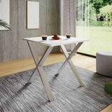MID.YOU jedilna miza xona, bela, srebrna | Shoptok.si