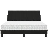 Krevet s madracem Hanko crni 120 x 200 cm od tkanine | Eponuda.com