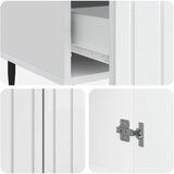  Kreveta s ladicama Bijela visokog sjaja 66 x 34,5 x 97 cm | shoptok.hr