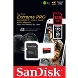 Sandisk spominska kartica + SD adapter Extreme PLUS microSDXC 128GB | Shoptok.si