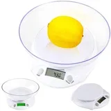 Osvijetljena LCD kuhinjska vaga sa posudom do 7 kg