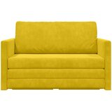  Krevet na razvlačenje Žuta suncokret 124 x 71 x 78 cm Baršun | shoptok.hr