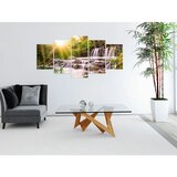 Slika na akrilnom staklu - Forest Waterfall 100x50 | shoptok.hr