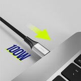 ALLITY kabel AUC-01 USB-C 1,0 m 100W CRNI | shoptok.hr