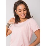 BASIC Feel Good T-shirt-RV-TS-4838.72P-light pink | Shoptok.si