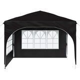  Rastezljivi šator za zabave 290 x 290 x 245 cm Crna | shoptok.hr