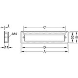  Ručkica školjkasta 175x34 mm 155.01.132 | Shoptok.si