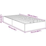  Otoman krevet Staro drvo 193 x 120 x 25 cm Iverica | shoptok.hr