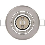  Svetilke Set 12 Srebrna Kovina 9 cm Vgrajene svetilke Okrogle | Shoptok.si