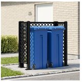 vidaXL Trelis za smeti Antracit 123 x 47 x 114 cm PP Cene