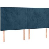  Okvir za krevet bez madraca tamnoplavi 200x200 cm baršunasti | shoptok.hr
