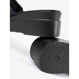 SEASTAR Black openwork platform flip-flops | Shoptok.si
