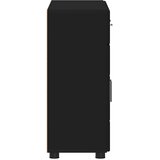  Kreveta FLORIN Crna 88,5 x 30,5 x 73 cm Konstruirano drvo | Shoptok.si
