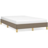 vidaXL Posteljni okvir taupe 120x190 cm tkanina Cene