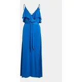 Vila Večerna obleka Jessi 14096307 Modra Regular Fit