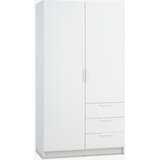  Ormar sa 2 vrata i 3 ladice 96x176cm, Bijela Cijene