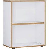 MID.YOU Pisarniški Regal Salia B60, Bela, Barva Hrasta | Shoptok.si