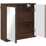  Kupaonski ormar s ogledalom Zidne Smeđi hrast 60 x 20 x 60 cm | shoptok.hr