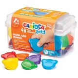 Carioca 48-delni komplet voščenk v obliki medvedka Baby Teddy, v škatli - Cene