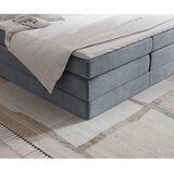 Maison de Rêve Temno siva boxspring postelja s prostorom za shranjevanje/brez vzglavja 200x200 cm Juniper – | Shoptok.si