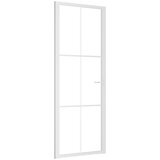  Unutarnja vrata 76 x 201,5 cm Bijela od ESG stakla i aluminija | shoptok.hr