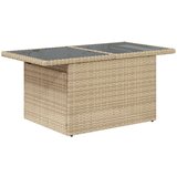 vidaXL Vrtna sedežna garnitura 5-delna z blazinami bež poli ratan | Shoptok.si