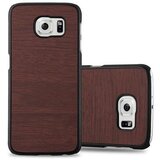 Cadorabo Ohišje, združljiv s Samsungom v Woody Coffee - Trdo zaščitni pokrov v lesu videz pred praskami in udarci, (20565958) Cene