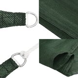  Jedro za zaštitu od sunca 160 g/m² tamnozeleno 3,5 x 5 m HDPE | shoptok.hr