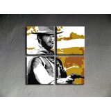  Ročno izdelana slika POP Art Clint Eastwood 3-delna (POP ART) | Shoptok.si