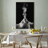  Slika - Smoke Cloud (1 Part) Vertical 60x90 U crnom drvenom okviru | shoptok.hr