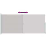  Uvlačiva bočna tenda za terasu 220 x 500 cm siva | shoptok.hr