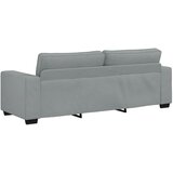  3-dijelni set sofa s jastucima, svijetlo siva tkanina | Shoptok.si