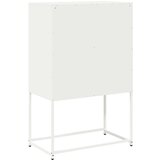 vidaXL Highboard White 68x39x107 cm Steel | Shoptok.si