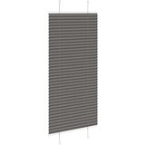vidaXL Plisirana roleta crna 60x100 cm širina tkanine 59,4 cm | shoptok.hr
